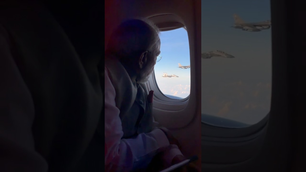 Such a special gesture by the Indonesian government! PM gets special escort mid-air ✈️