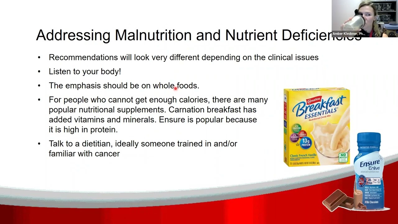 Webinar: The importance of nutrition during and after cancer therapy