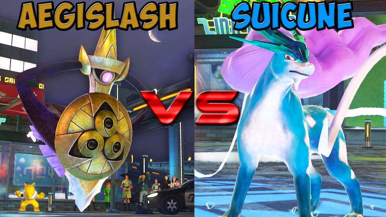 Pokken tournament DX - Aegislash vs Suicune