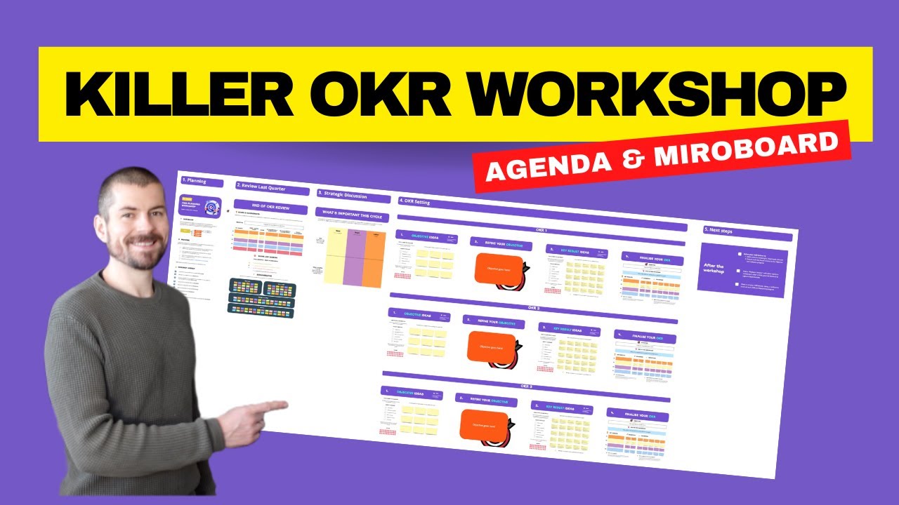 How to run your OKR goal setting workshop (step by step with Miro)