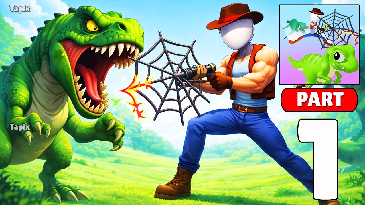 Monster Catch Run – Dinosaur Hunting & Merge Gameplay Walkthrough (iOS, Android)