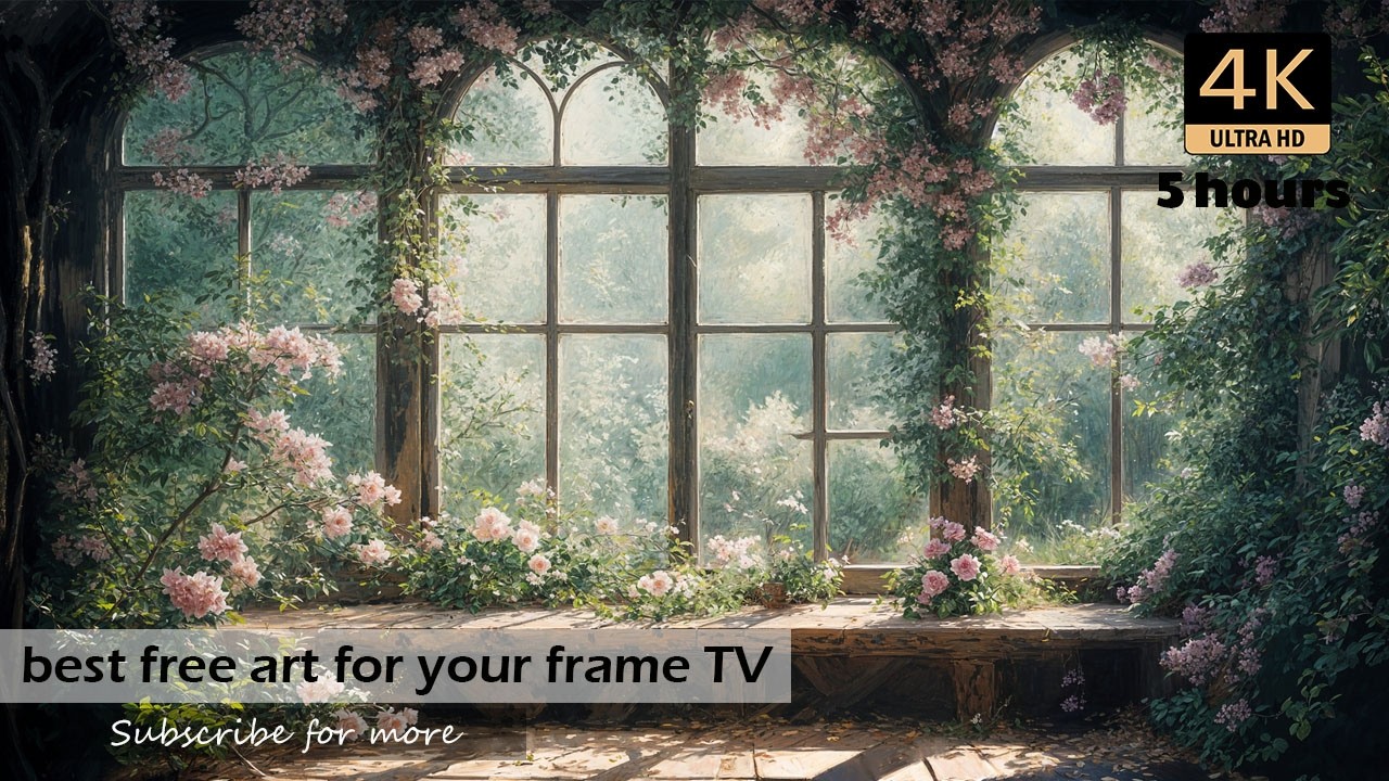 Secret Garden Frame TV Art | 4K Ultra HD Relaxing Ambience