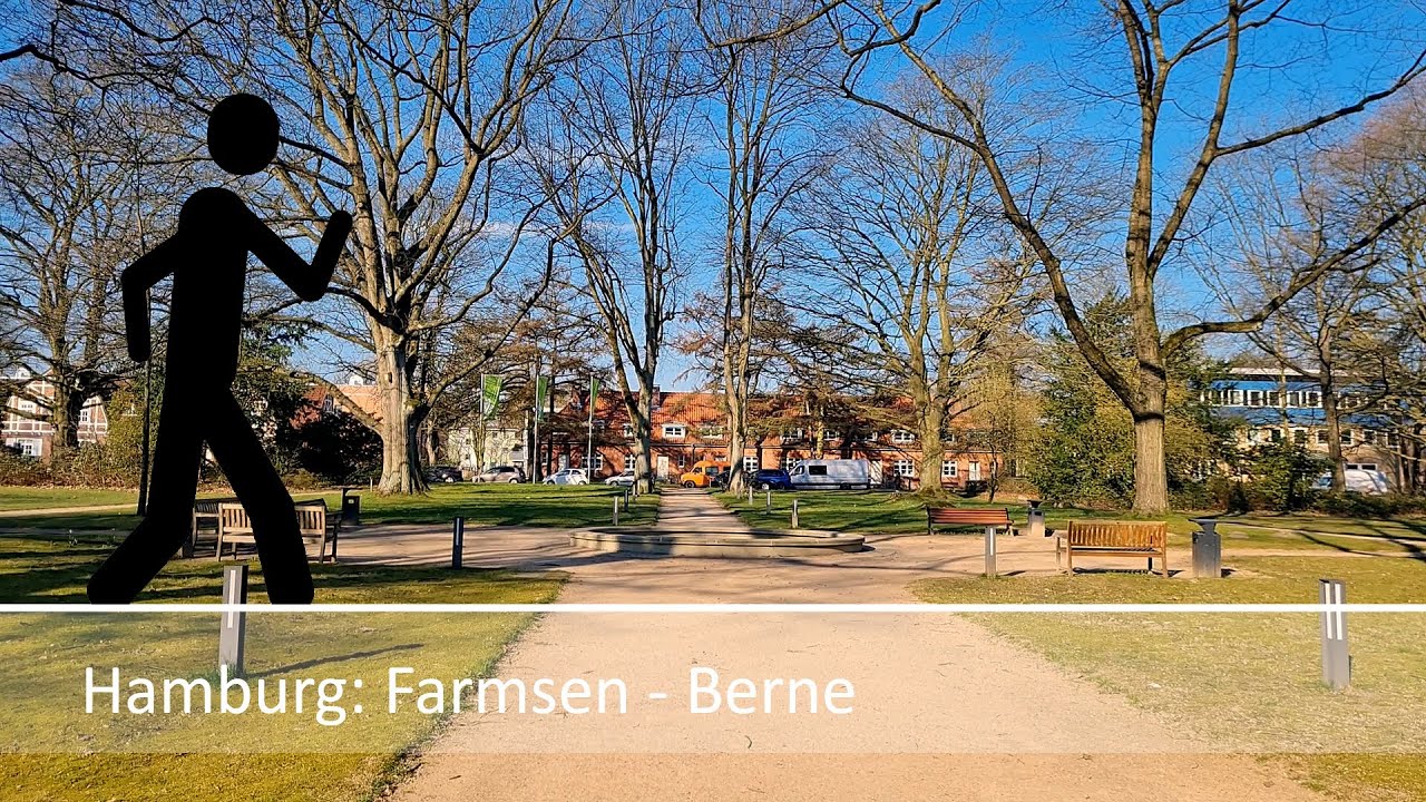 Der Geher in Hamburg: Farmsen - Berne