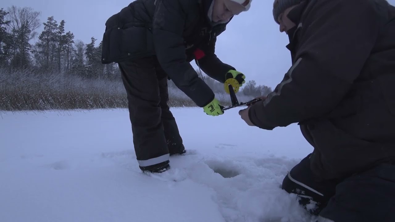 Первая зимняя рыбалка, нас не сколько не разочаровала!!!