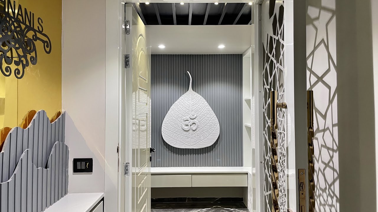4 BHK Satkar Premium Design By M Design Interiors #door #maindoor