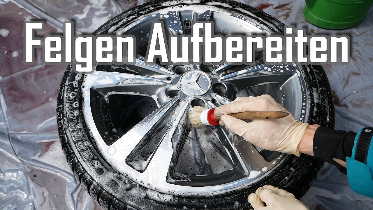 Sommerfelgen Aufbereiten || Waschen - Polieren - Versiegeln mit Sonax CC ONE