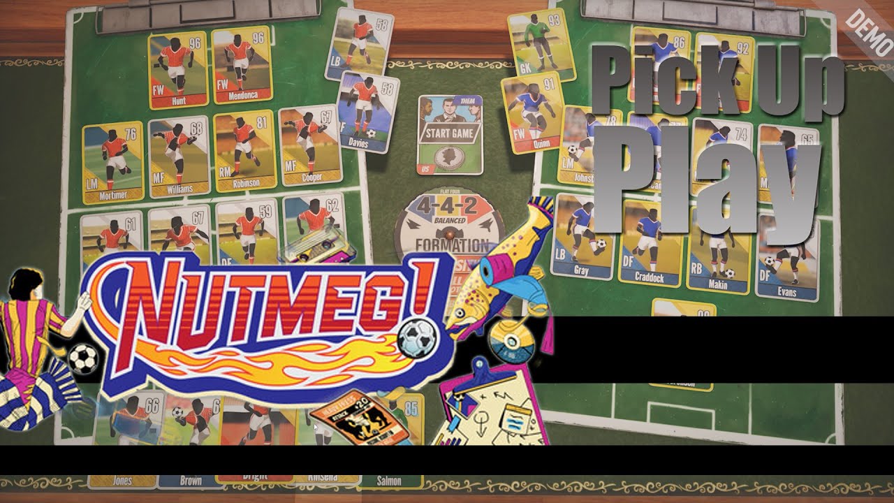 NUTMEG! A Nostalgic Deckbuilding Football Management Game - Demo - Steam - Retro 80s / 90s