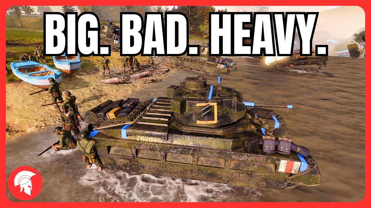 Company of Heroes 3 - BIG. BAD. HEAVY. - British Forces Gameplay - 4vs4 Multiplayer - No Commentary