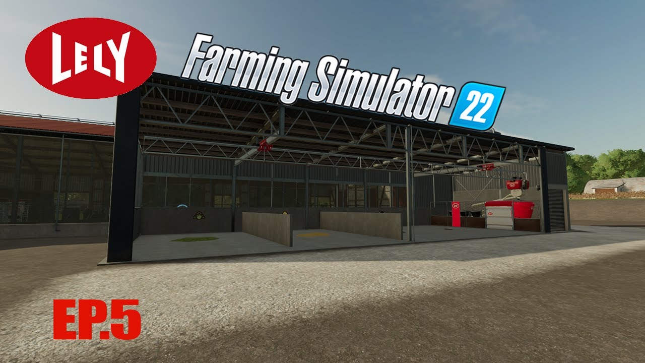 Farming Simulator 22  - #Ep.5 - Ho comprato la Stalla Robotizzata LELY (Strutture Allevamento)