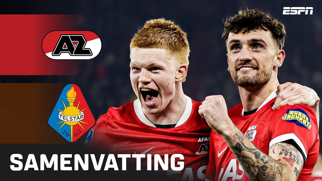 2️⃣ EIGEN GOALS en HARDE BOTSING in HALVE FINALE 🏆 | Samenvatting AZ - Telstar