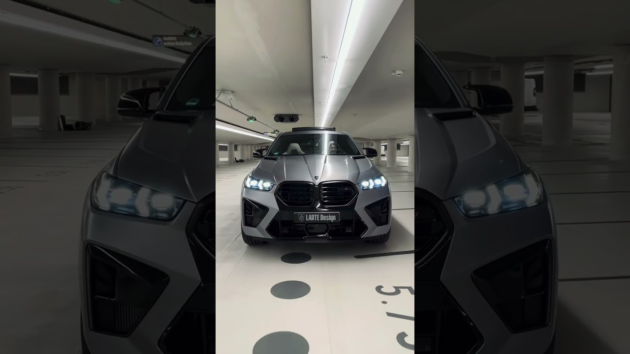 Watch this BMW X6M LCI Body kit and custom 23-inch wheels by Larte Design