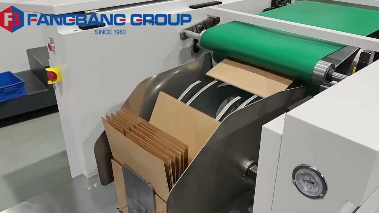 Square paper bag machine- patch unit show