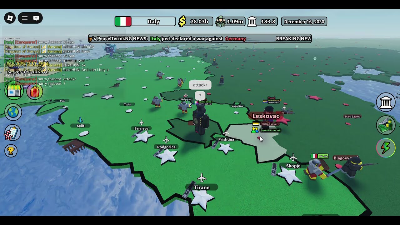 fallen of our empire in control europe