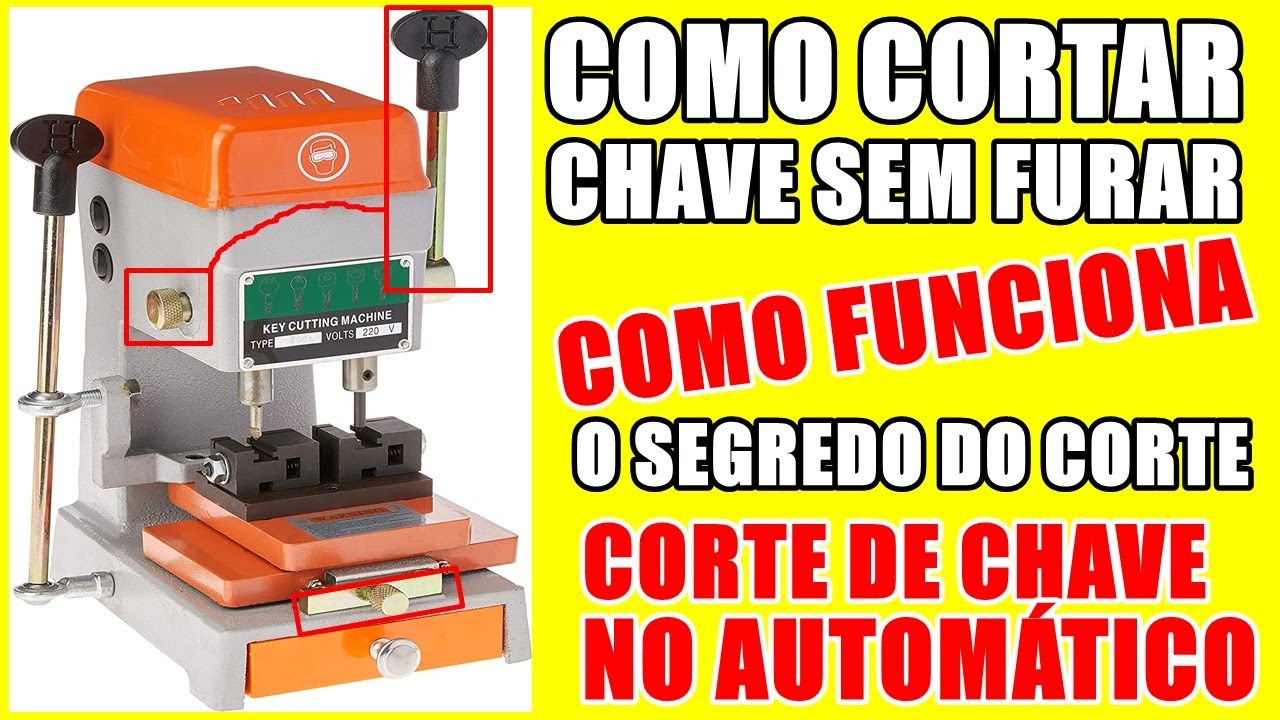 COMO CORTAR CHAVE PANTOGRAFICA NO AUTOMÁTICO SEM FURAR