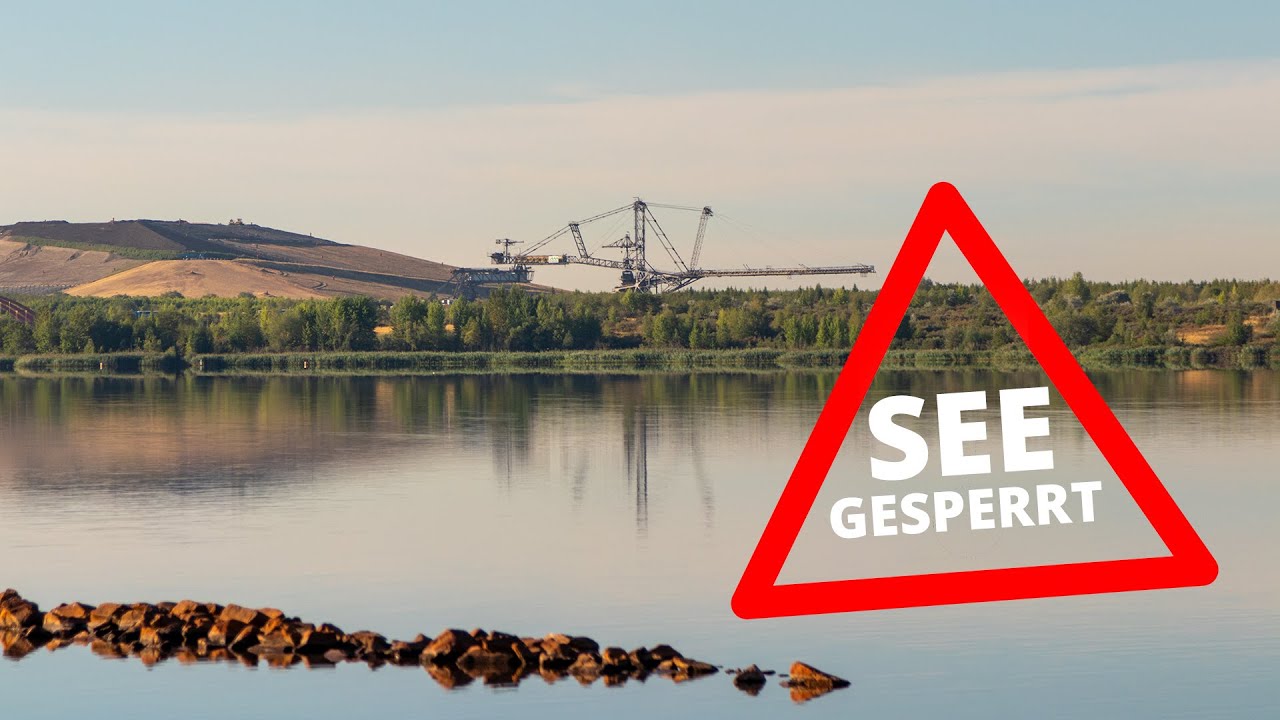 Markkleeberger und Störmthaler See gesperrt Schleuse und Böschung undicht