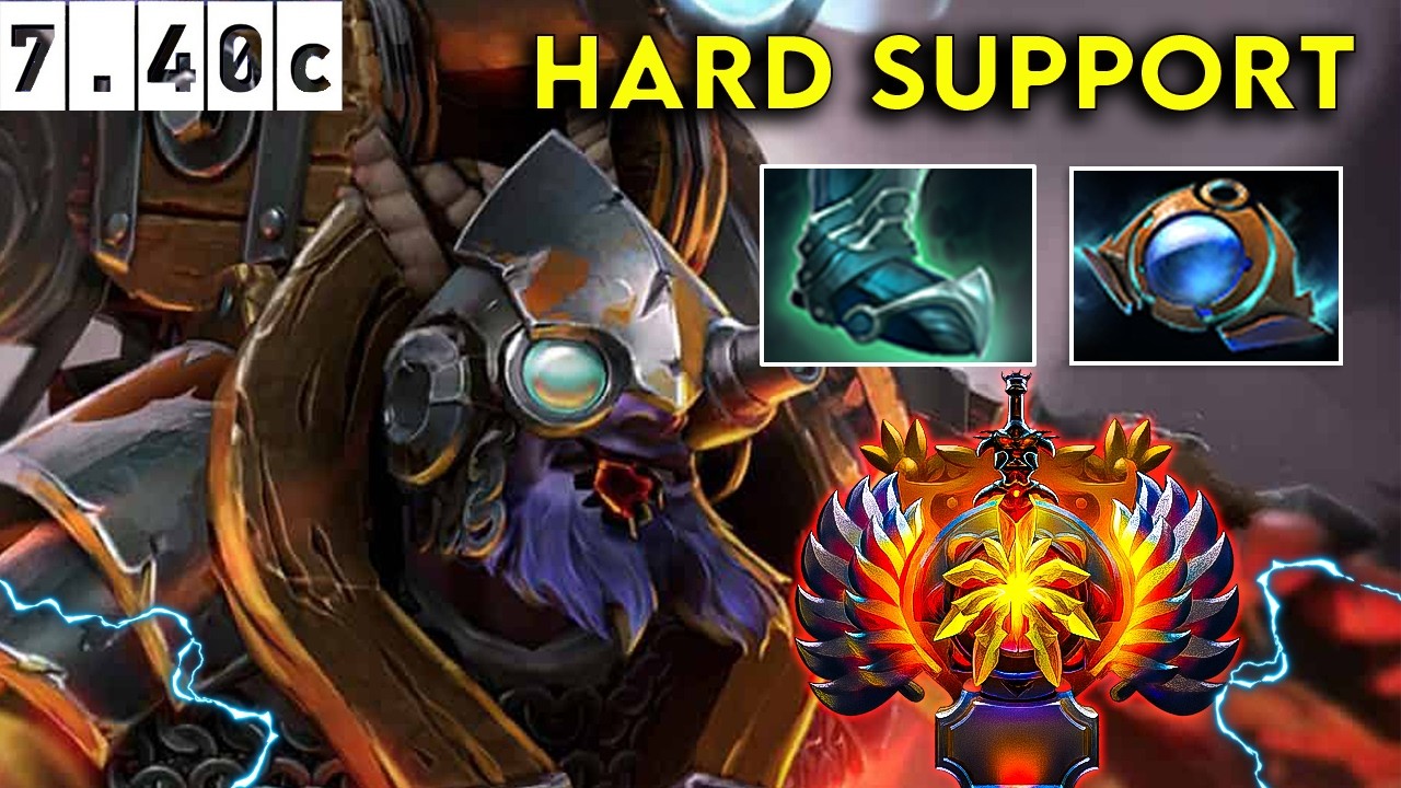 Tinker Immortal Hard Support - Dota 2 Patch 7.40c Pro Pub Gameplay