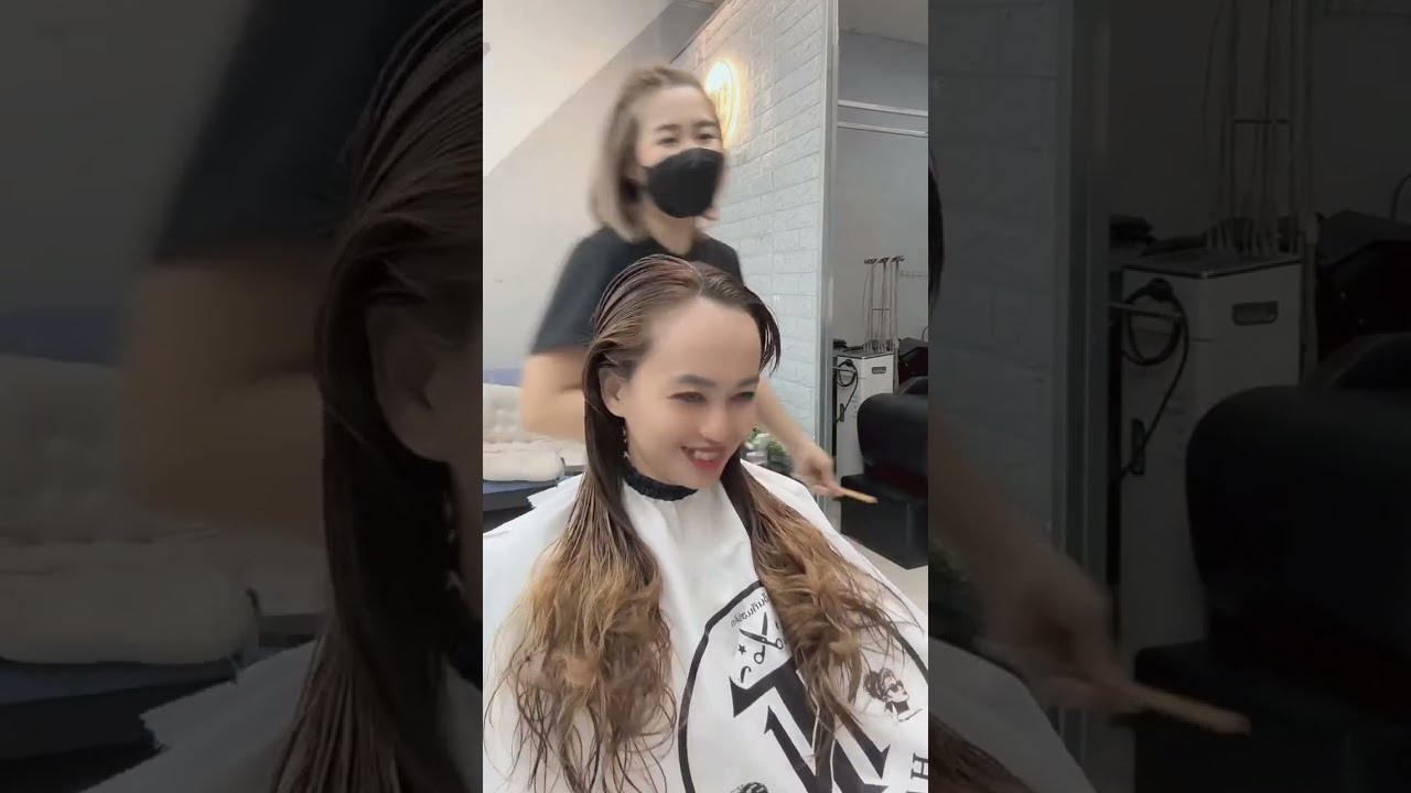 Long Hair Transformation to Short