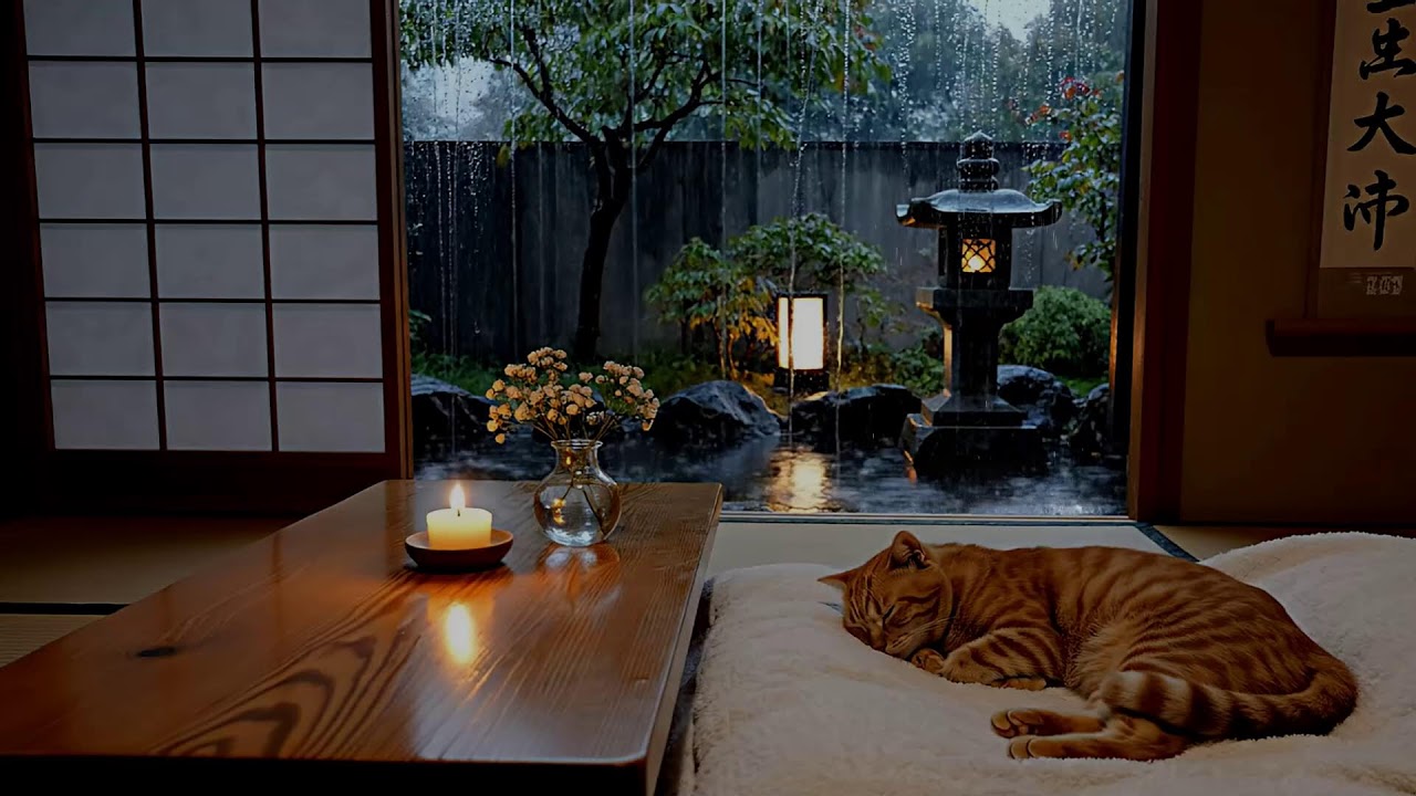 Rest, Relax, & Deep Sleep - Peaceful Sleep Music & Rain Sounds For Relaxation