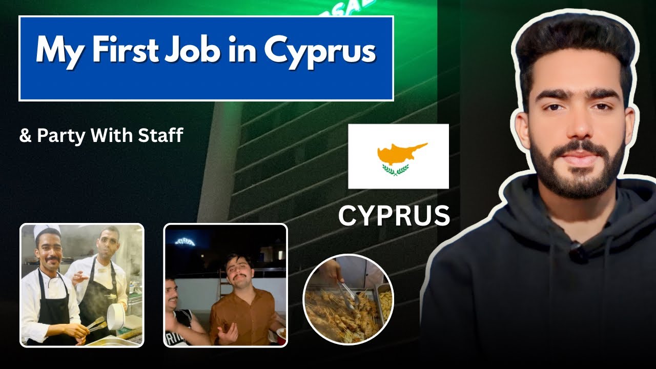 My First Job in Cyprus 🇨🇾 | Staff Party Experience | Student Life 2025