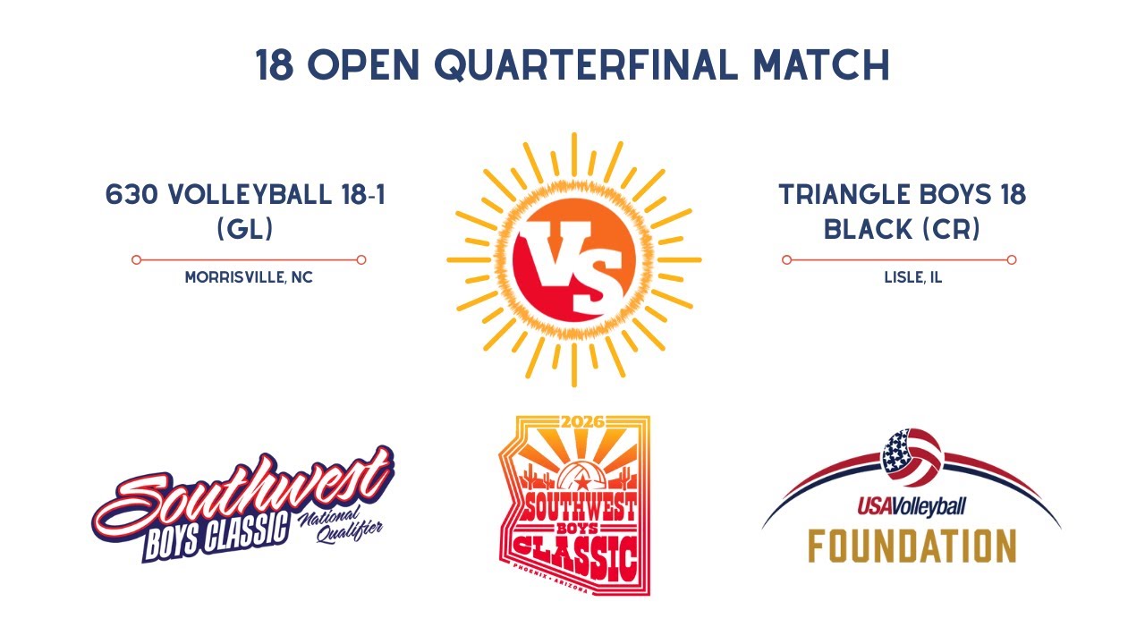 SWBC 18 Open - 630 Volleyball v Triangle 18U Boys