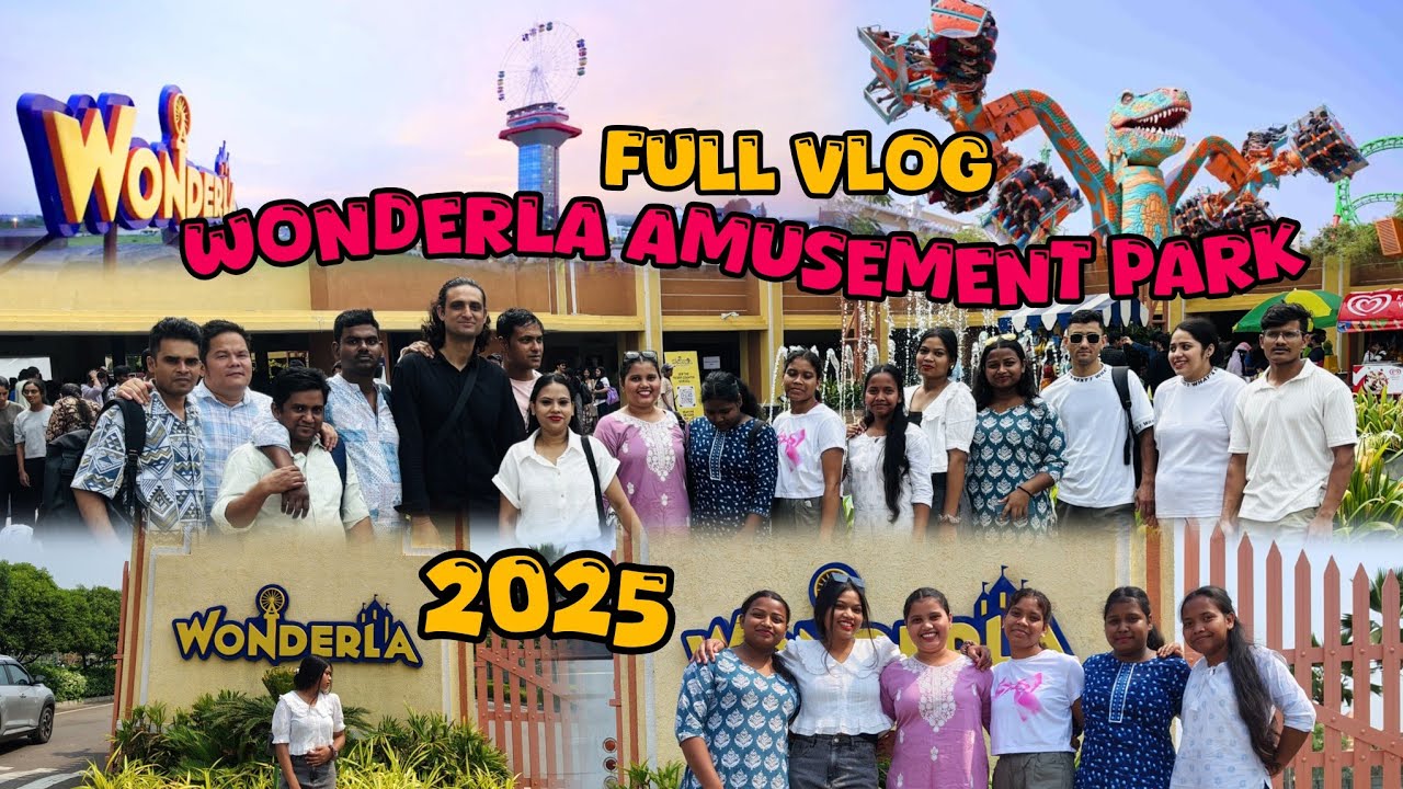 Wonderla waterpark Hyderabad!! Full details 2025 !!  Adventure rides waterpark!! Wonderla vlog