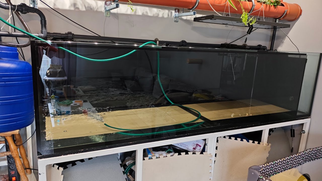 003. Akwarium 1000l. Czy akwarium wytrzyma? Pierwsze zalanie, test szczelności i oraz Jebao MDP 6500