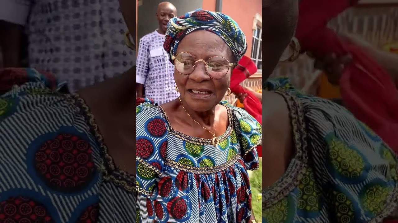 Celebration proper, handing over the Car gift to Mama from her last Child… Fakanfa G