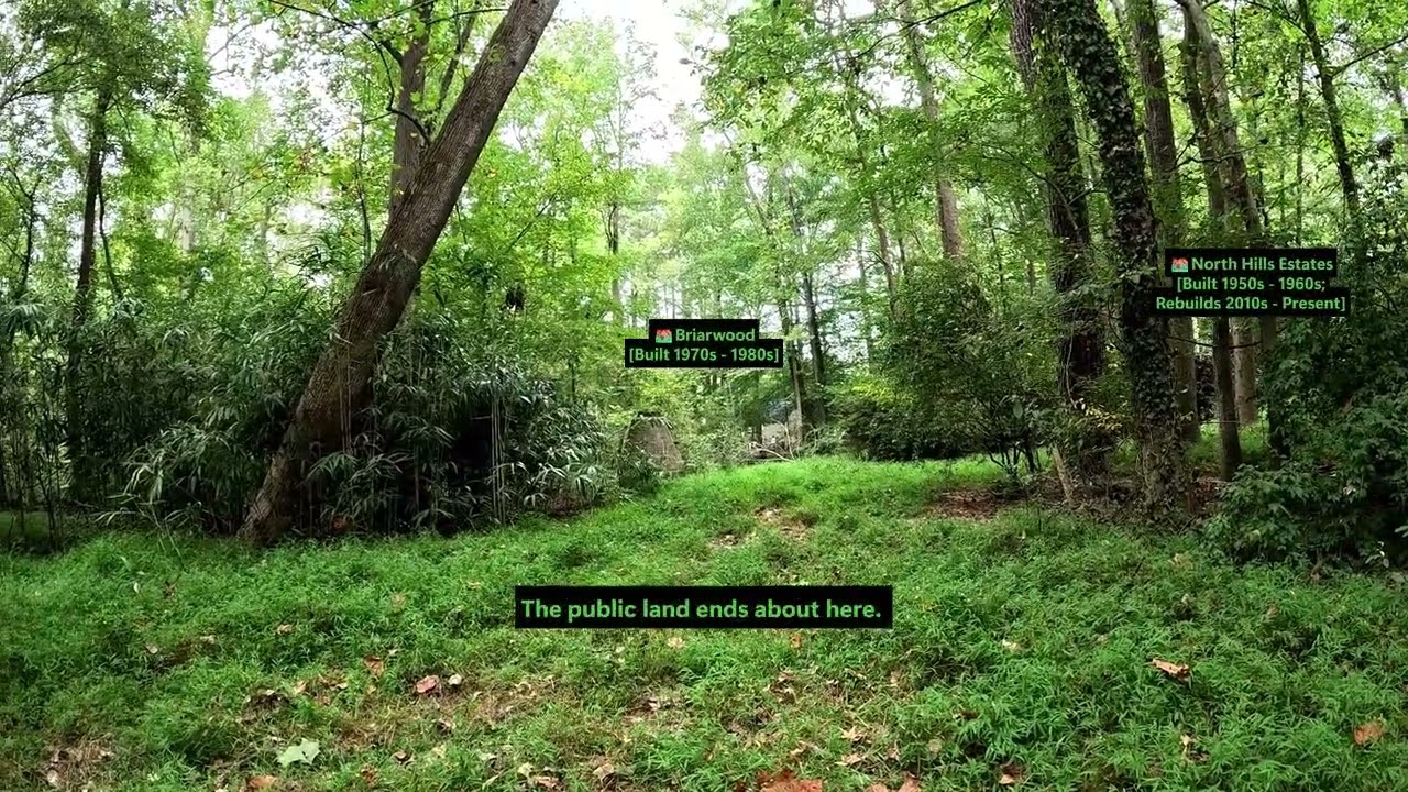 Raleigh's Open Space: Mine Creek Trail behind Thayer Drive