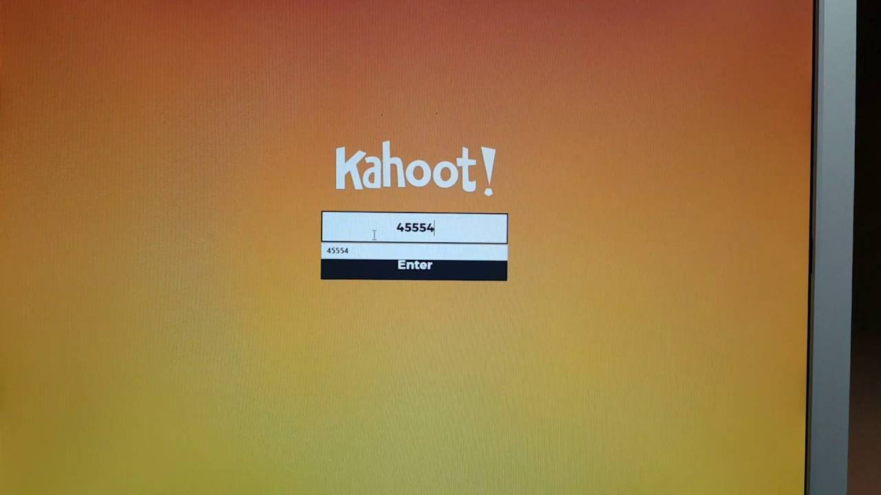 Kahoot quiz example from instructor and student point of view