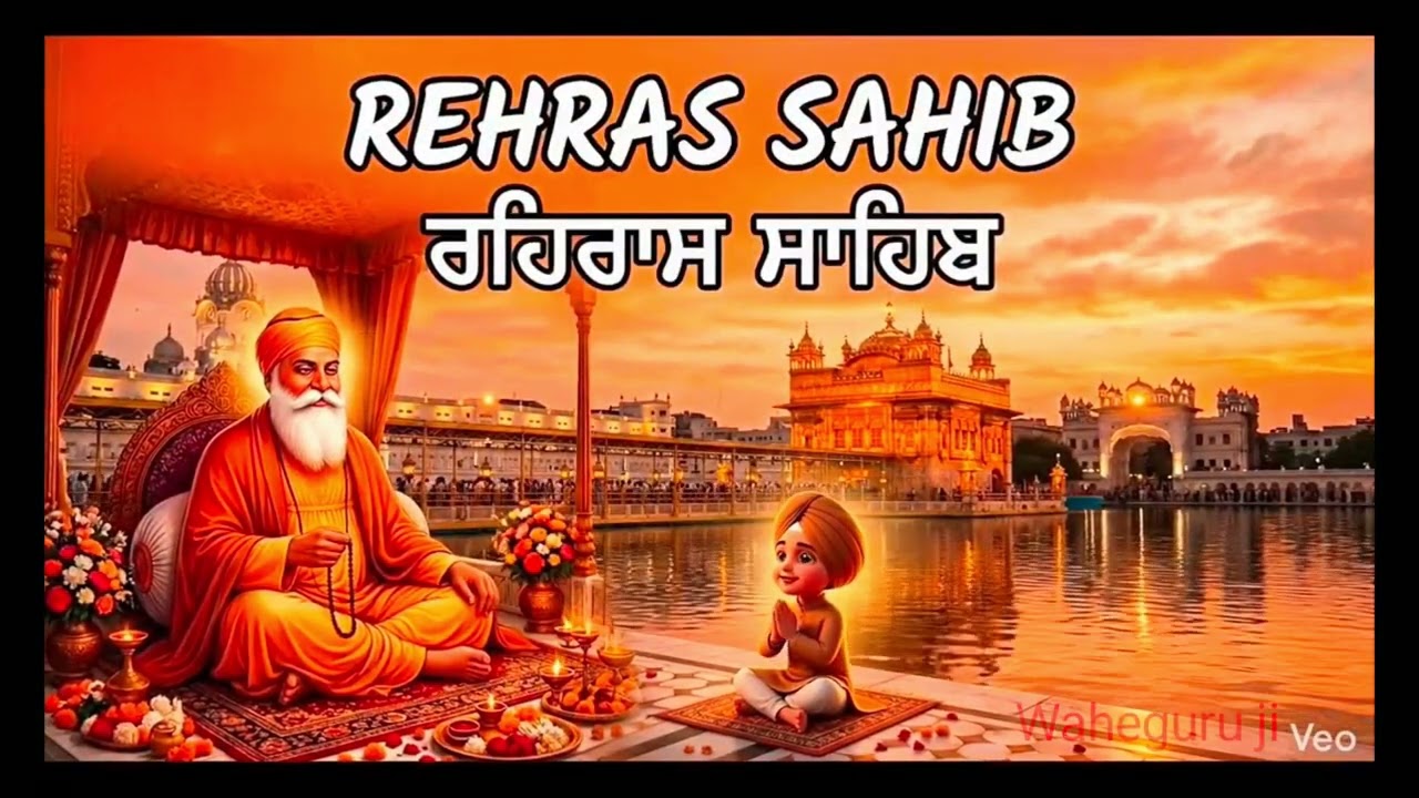 ​मन की शांति के लिए सुनें: रहरास साहिब सम्पूर्ण पाठ | Rehras Sahib | Seva Te Simran | Bhai Ravindra