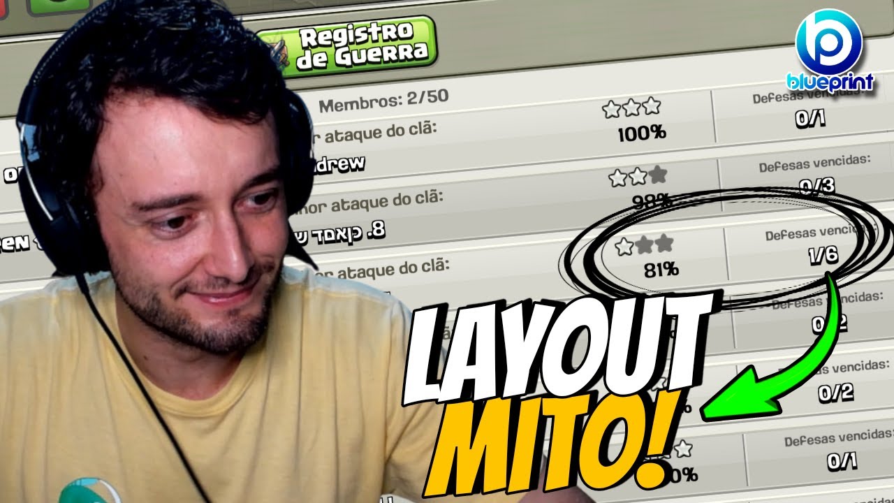 6 ATAQUES DE 1 ESTRELA CONTRA ESSE LAYOUT DE CV11