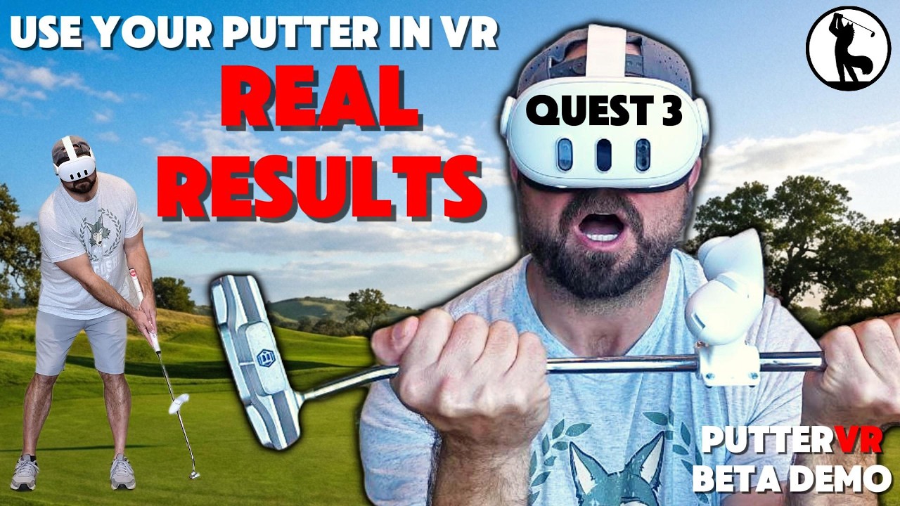 Виртуальная игра в гольф может сделать вас лучше! PUTTER VR на Meta Quest 3 VR Golf