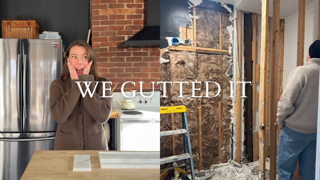 Обслуживание номеров, эпизод 1: Начинается ремонт нашей ванной комнаты 🛁 Планировка, плитка и осв...