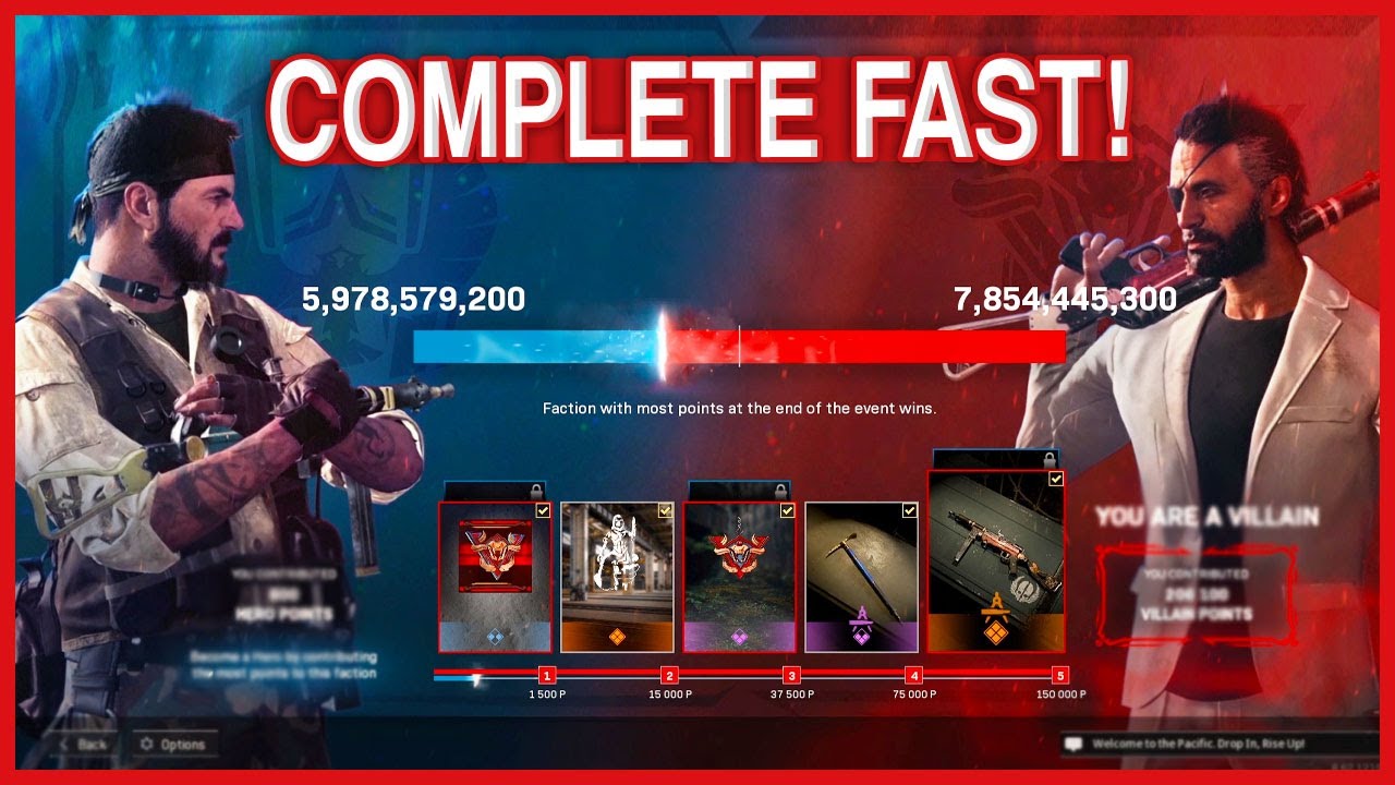 The FASTEST way to Complete the HEROES VS VILLAINS Event in Warzone Season 5! (Warzone Last Stand)