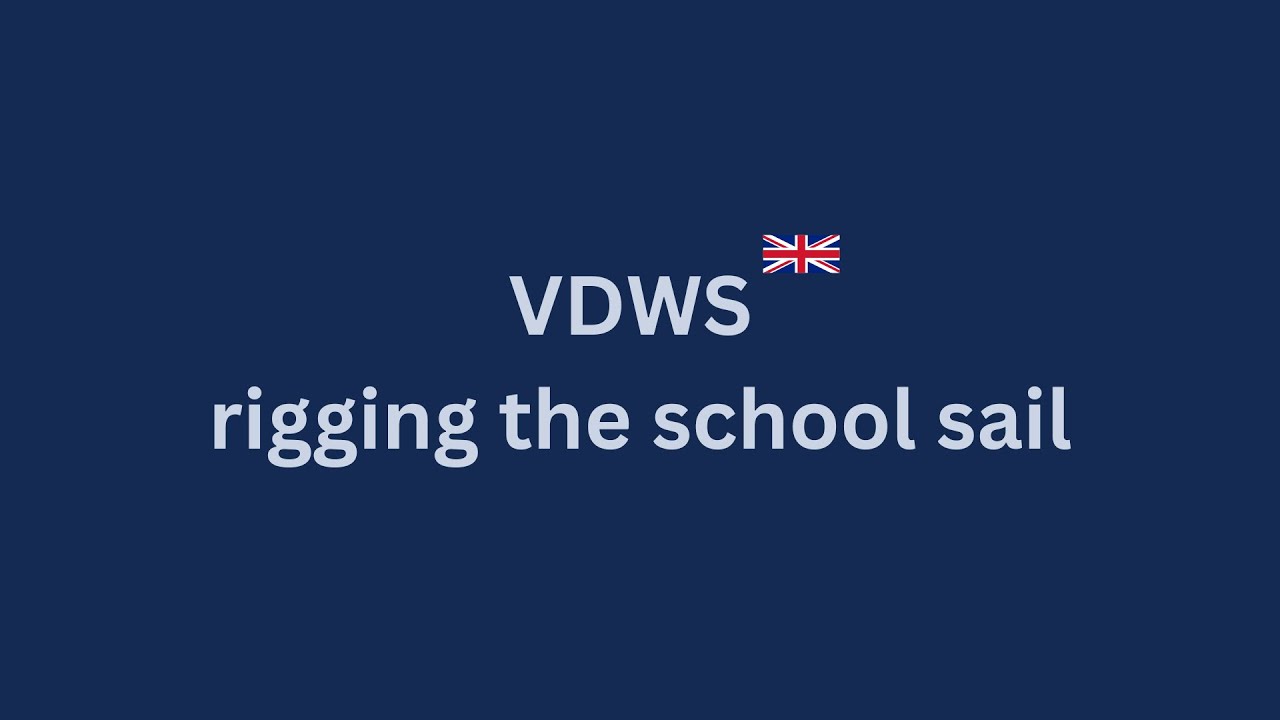 Rigging the VDWS school sail