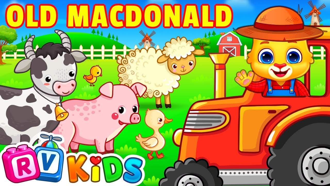 Old Macdonald Had A Farm Song | RV AppStudios Nursery Rhymes & Songs For Children