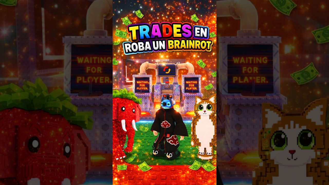 INTERCAMBIANDO BRAINROTS DE ROBA UN BRAINROT - TRADEOS  #roblox #brainrot #robaunbrainrot #shorts