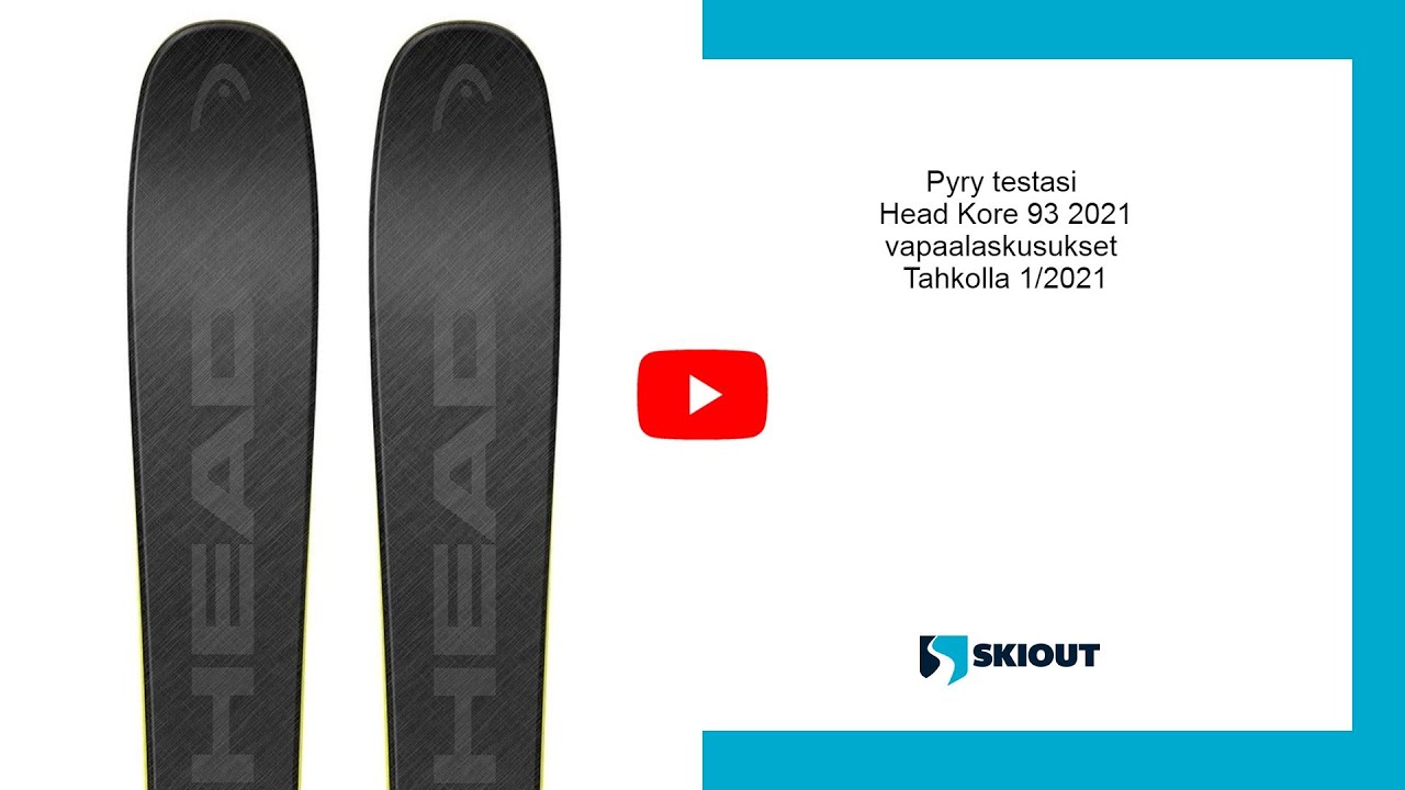 Ski Out testaa - Pyry testasi Tahkolla Head Kore 93 2021 vapaalaskusukset
