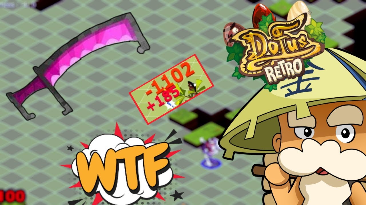 UN ENUTROF A L'EPEE FUSHIA PVP DOFUS RETRO