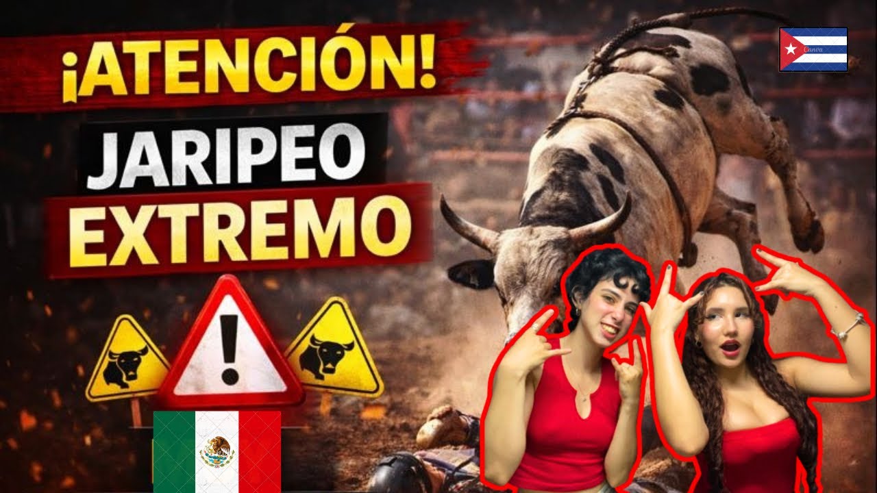 CHICAS CUBANAS REACCIONAN al JARIPEO MÁS PELIGROSO 😨