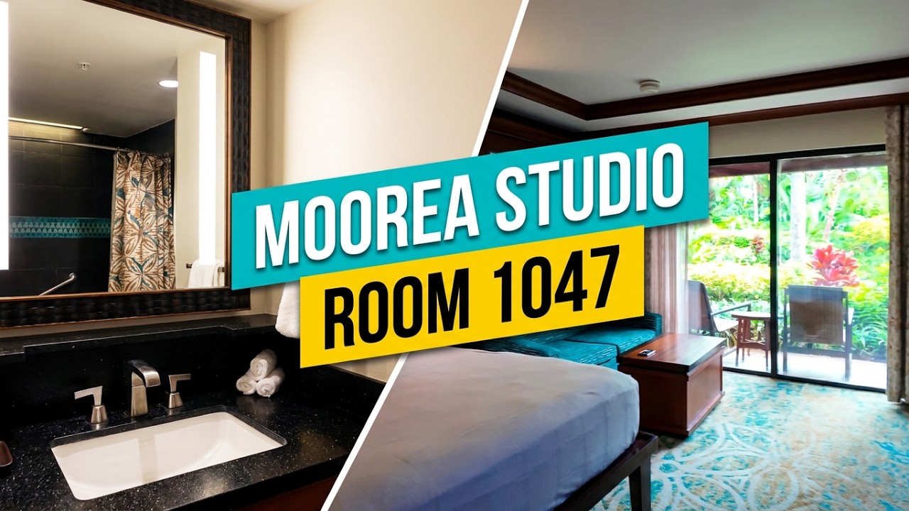 Polynesian Village Room Tour - Room 1047 - Moorea - DVC
