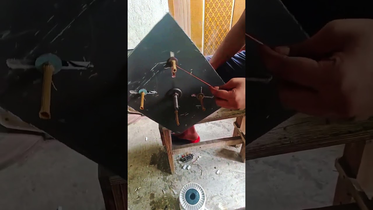 💡Table fan coil copper wire ⚡#repring #automobile #electrical #tech #viralvideo #shortvideo