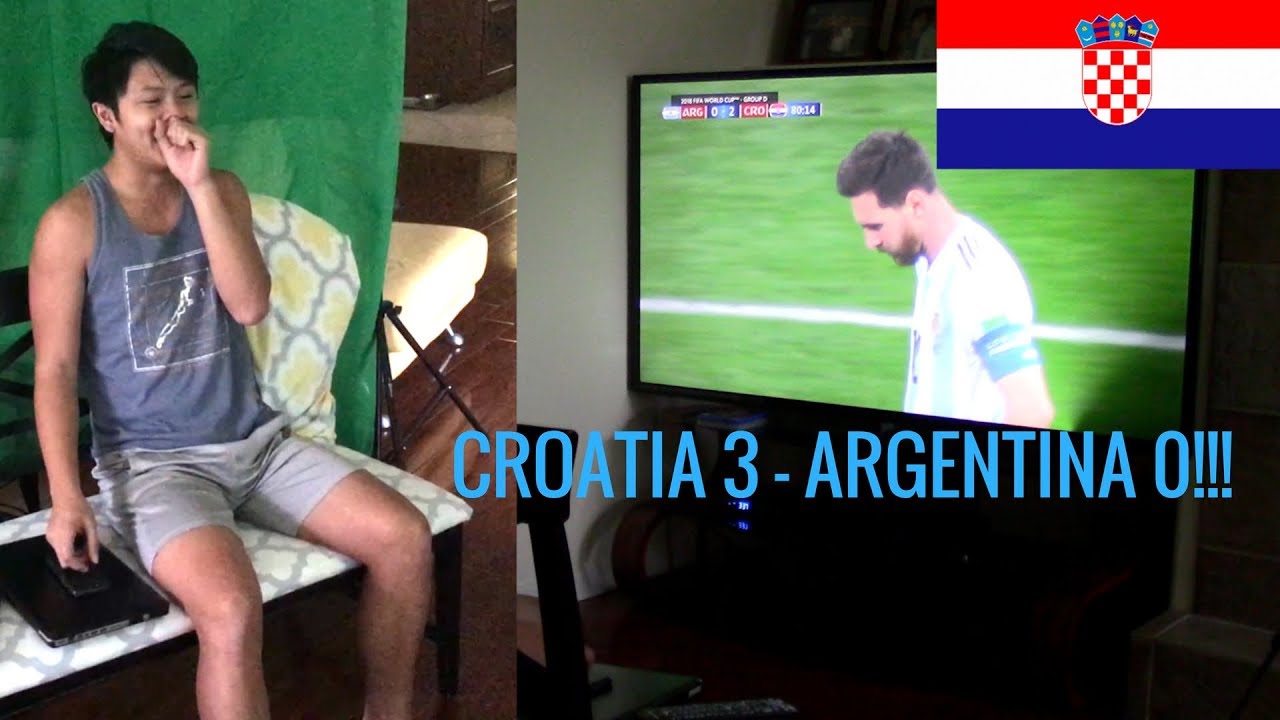 CROATIA VS ARGENTINA 3-0 REACTION/HIGHLIGHTS | WORLD CUP 2018