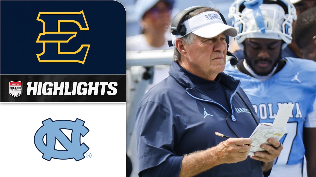 East Tennessee State Buccaneers vs. UNC Tar Heels | Full Game Highlights | ESPN College Football