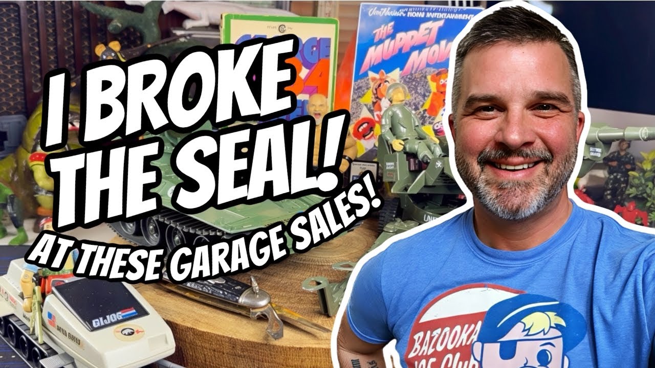 Small Garage Sales Can Lead To Big Scores! CIB RETRO VIDEO GAMES, Vintage GI Joe, Boglins &  More! 