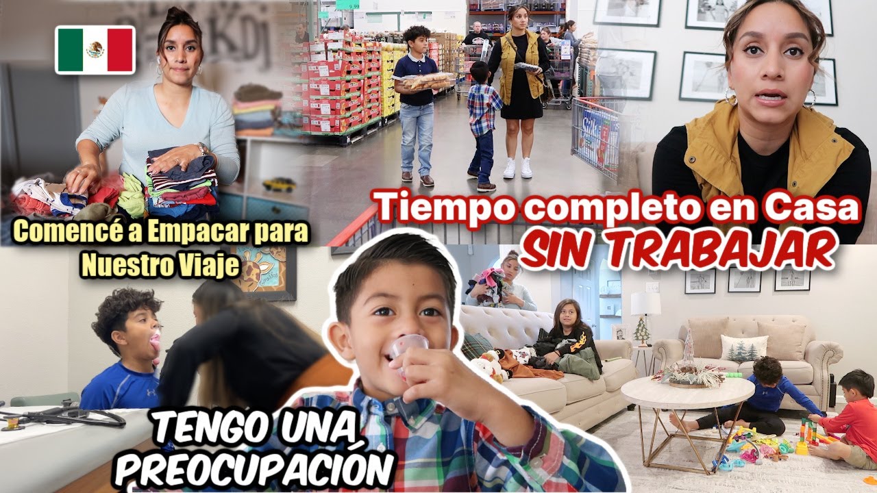 Haciendo PREPARATIVOS PARA NUESTRO VIAJE A MÉXICO‼️🇲🇽Toda UNA SEMANA SIN TRABAJAR🫣ESTO ME PREOCUPA😨