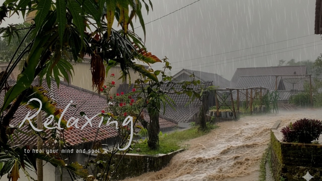 🔴 Fall Asleep in 5 Minutes with Soft Rain Sounds | Natural White Noise for Sleep and Relax. ASMR