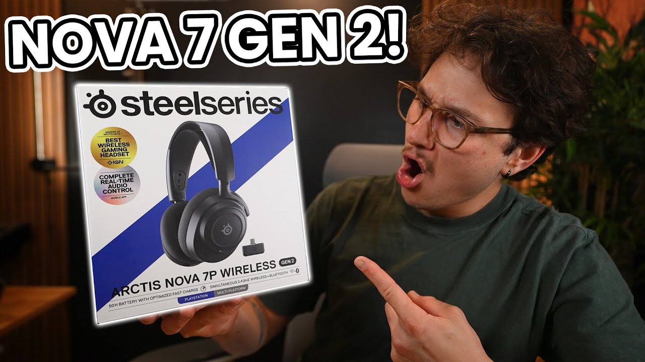 Распаковка SteelSeries Arctis Nova 7P Gen 2!