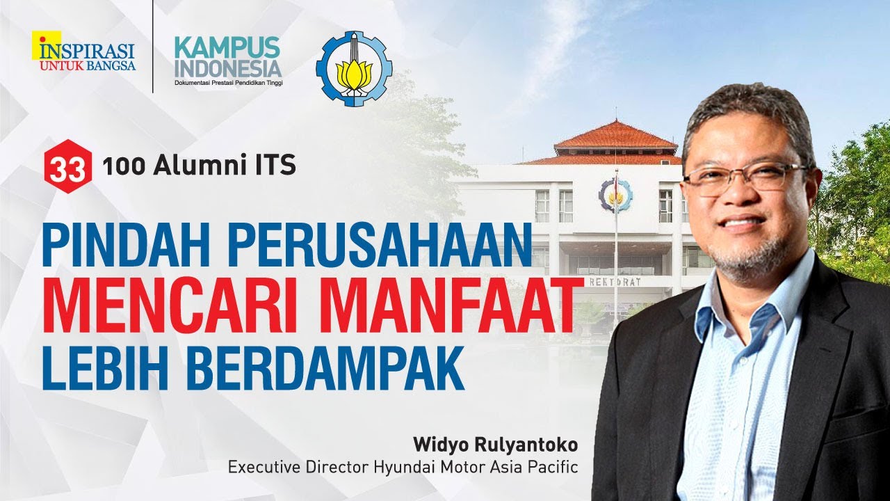 TIDAK INGIN BISNIS SENDIRI (100 Alumni ITS - 33)