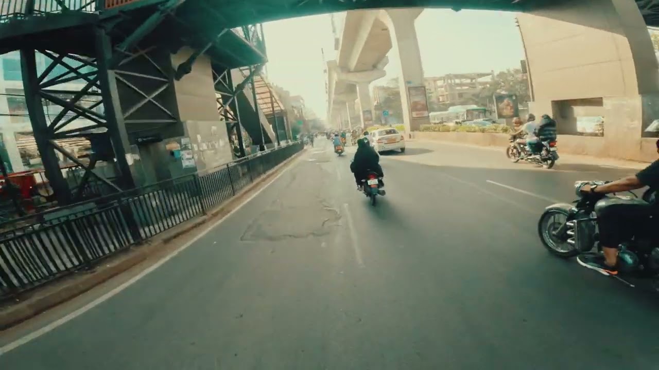 Uncut Punjagutta to Irrum Manzil ride from today's commute | Cycle To Work - Week 120 - Day 1